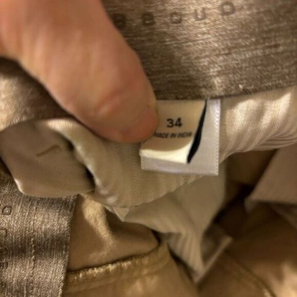 Joseph Abboud Size 34 Tan Shorts - Picture 3 of 5